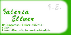 valeria ellmer business card